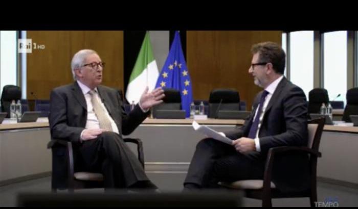 Juncker va da Fazio e colleziona fake news