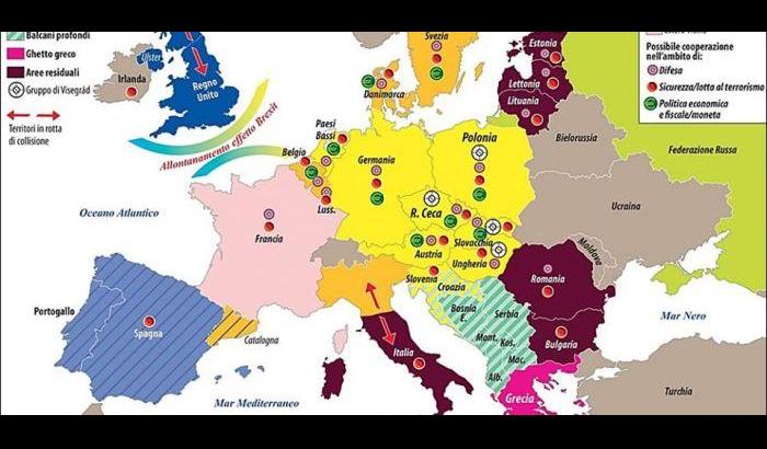 Europa: lo scontro è tra centro e periferia