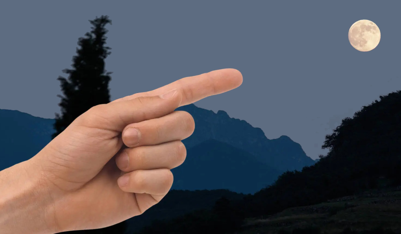 Il dito e la luna