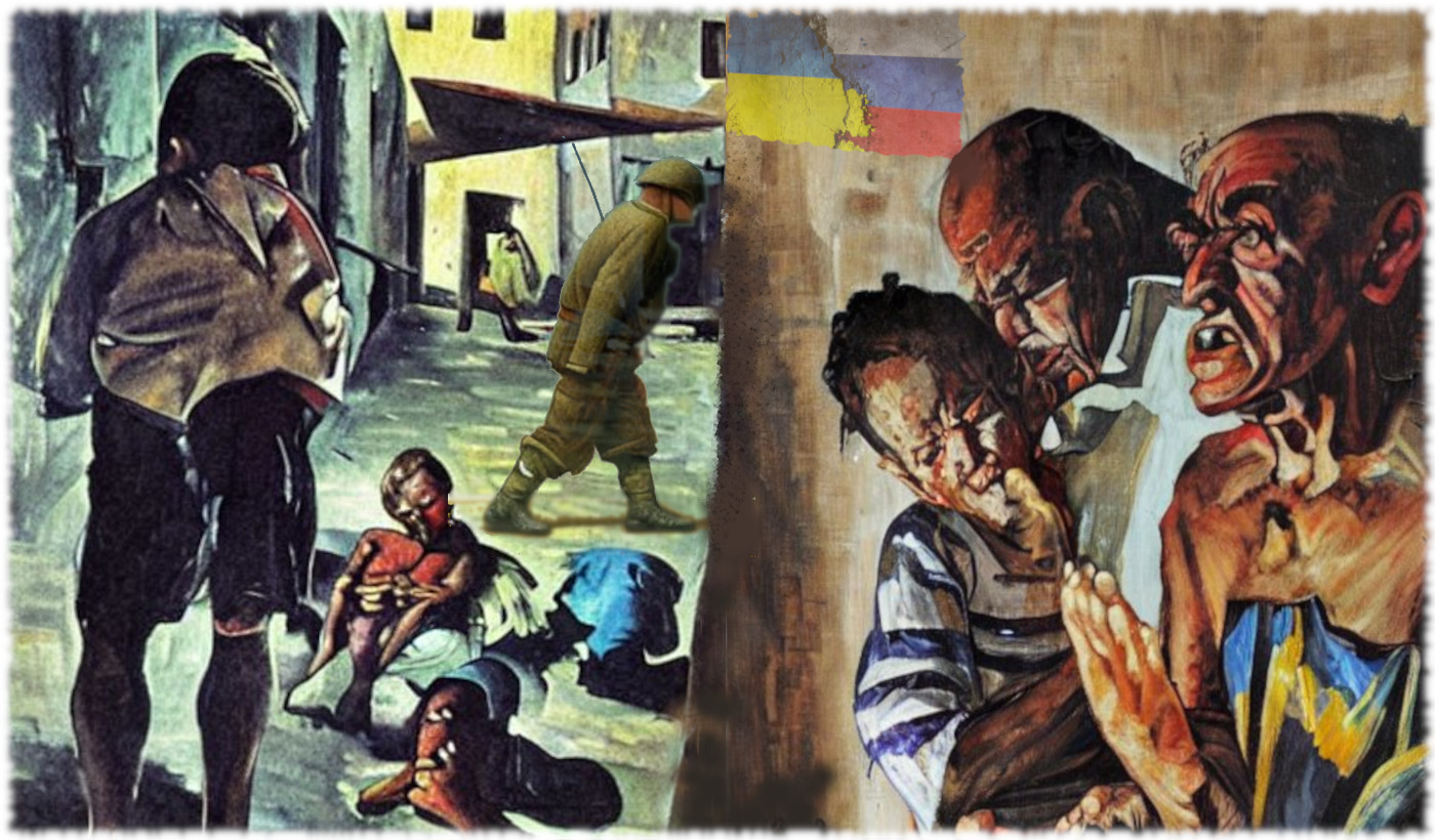 Due modi di percepire la guerra in Ucraina